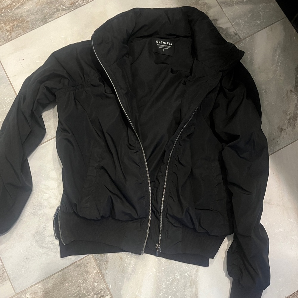 Athleta Jetset Bomber, Small, Black - Picture 11 of 11